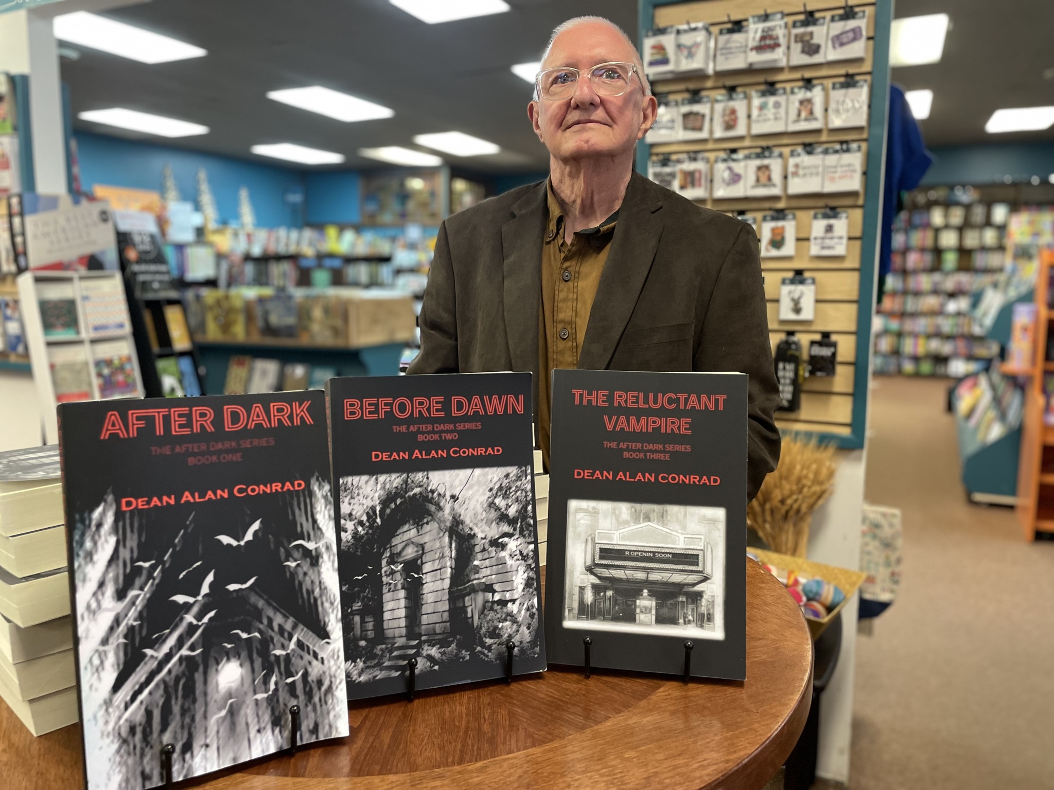 Dean Alan Conrad featured in North Central PA press coverage at Otto Bookstore